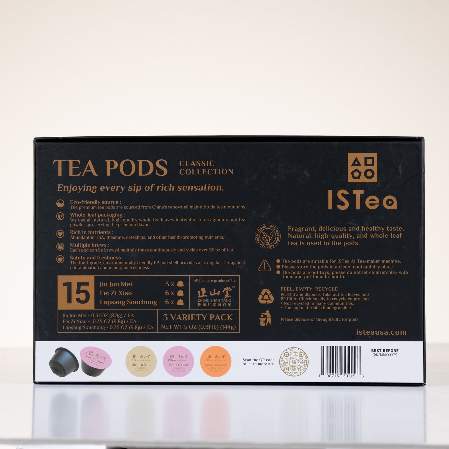 Classic Black Tea Collection Box - Zheng Shan Tang